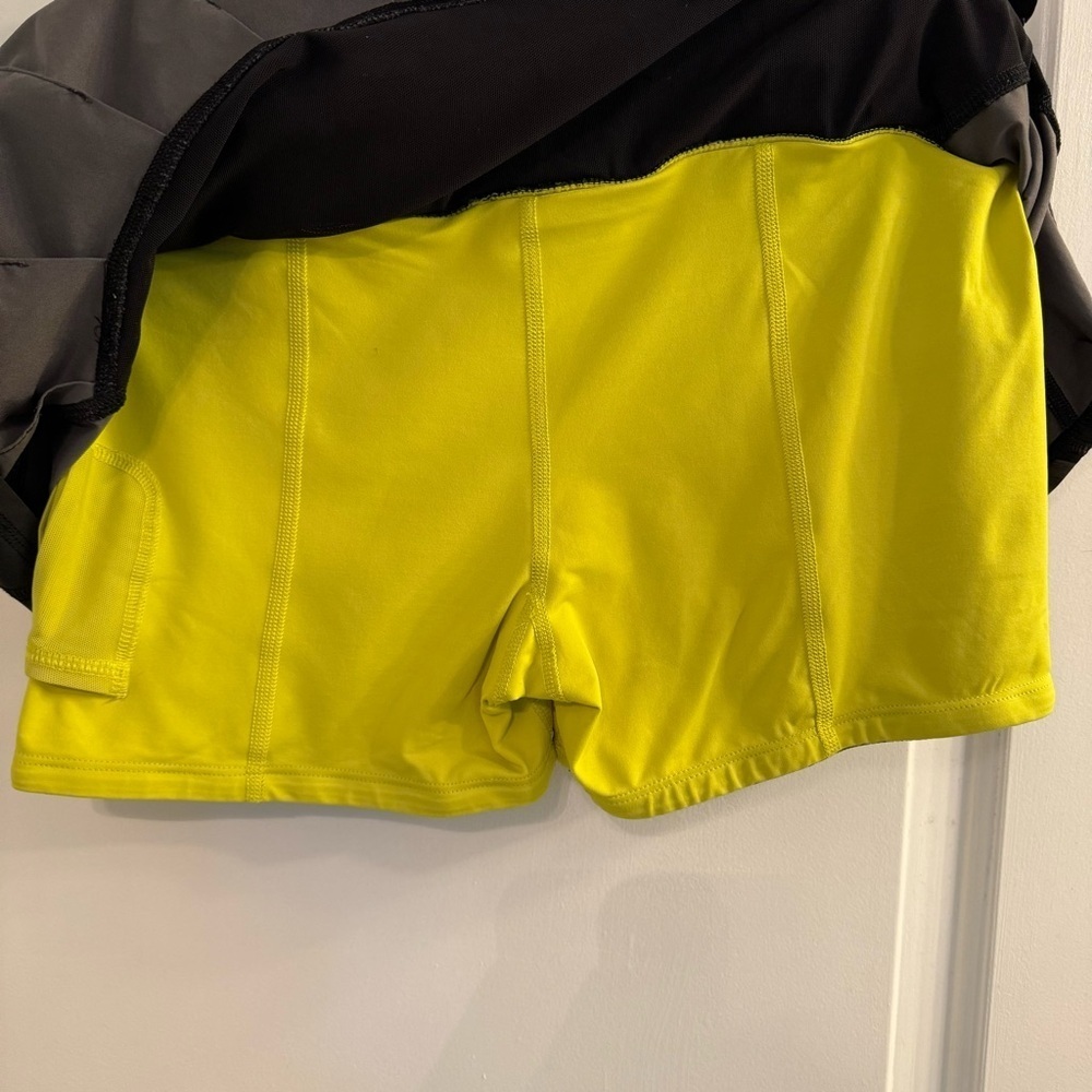 Lululemon Pace Setter Skirt Regular Length Midnight Iris Multi Black - Picture 7 of 12